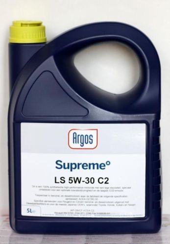 Argos Supreme LS-5W30-C2 fullsynth motorolie voor Citroen