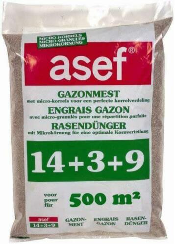 Asef Gazonmest NPK 14-3-9 500 m