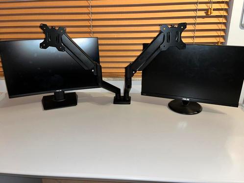 Asus game  thuiswerk monitoren setup  monitor arm