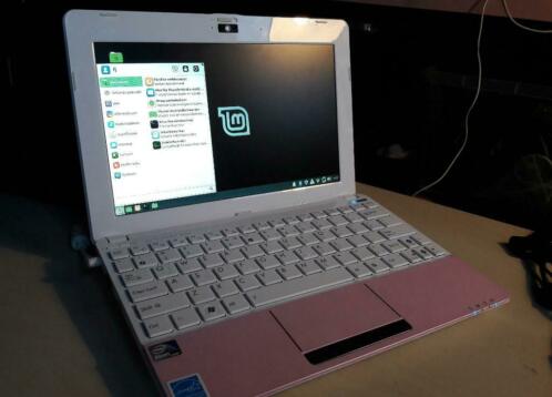 Asus mini-laptop 250GB Geen windows, maar Linux