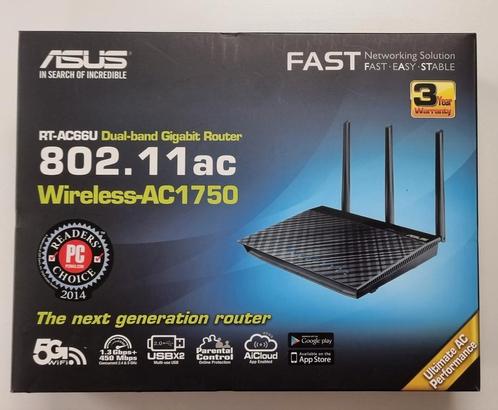 Asus RT-AC66U  802.11ac Dual-band Wireless-AC1750 Router
