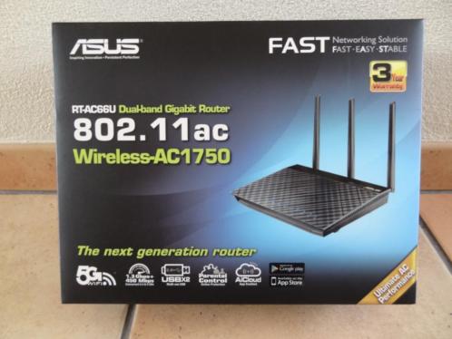 Asus RT-AC66U 802.11AC Dual Band Wireless Router 5G NIEUW