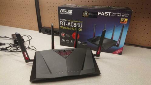 Asus RT-AC88U Gaming netwerk router. 5GHz - Up to 3100Mbps