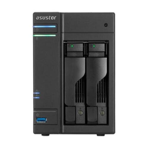Asustor AS5102T 2- bay NAS - intel cpu - 8Gb RAM - 6TB HDD