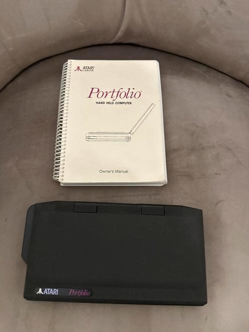 Atari Portfolio pocket DOS Laptop, vintage, Terminator 2