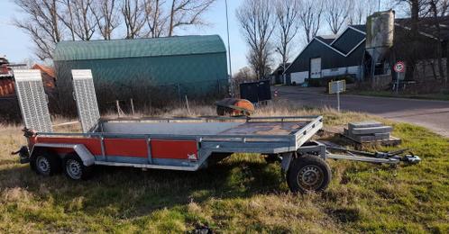 ATEC  EZH. schamelaanhangwagen bouwjaar 2008.