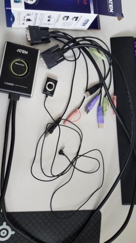 Aten CS682 2-Port USB DVI KVM Switch