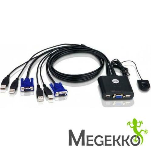 Aten mini KVM switch 2-port USB CS22U