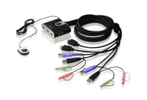 ATEN Petite CS692 2 port USB HDMI KVM Switch