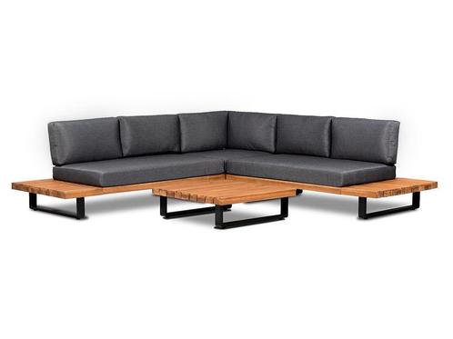 Atlanta Aluminium Loungeset Hoekbank met Lage Tafel SHOWROOM