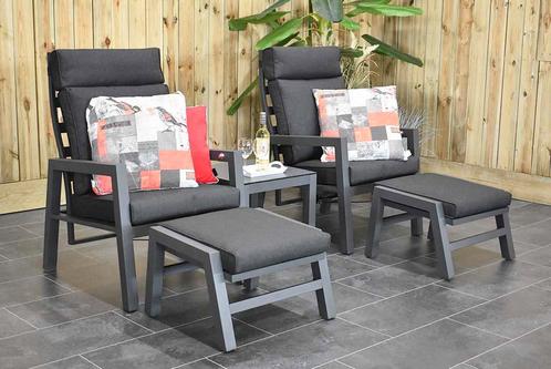 Atletico Verstelbare Aluminium Loungeset 2 Lounge ZOMER ACTI