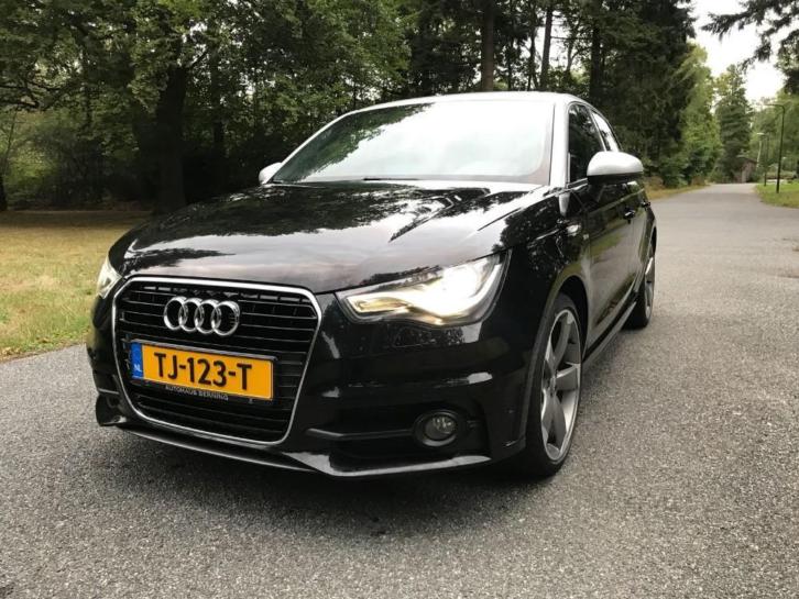 Audi A1 1.4 185PK Sportback S-tron 2012 Zwart S-line ROTOR