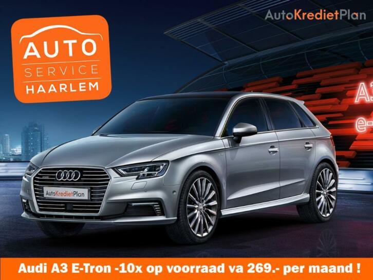 Audi A3 1.4 E-TRON phev S-lIne autom al va 269,- per maand 