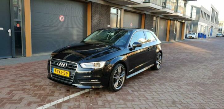 Audi A3 1.6 TDI ULTRA 81KW 3D 2014 Zwart Xeon MMI multimedia