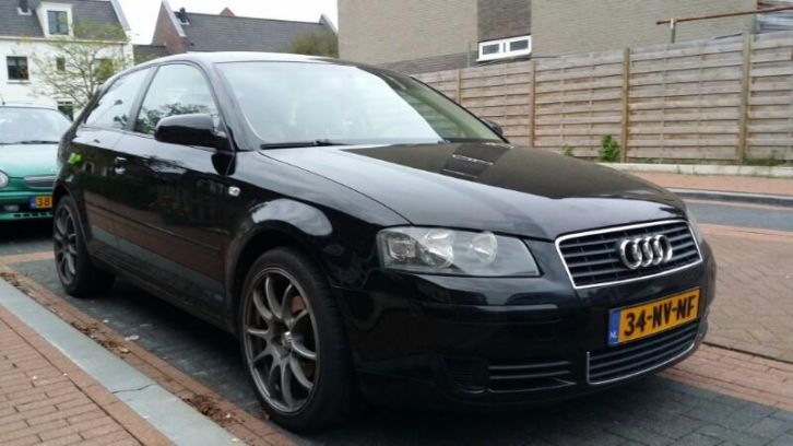 Audi A3 1.9 TDI 77KW 3D 2004 Zwart