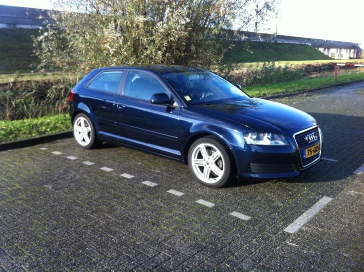 Audi A3 1.9 TDI 77KW 3D 2008 Blauw 