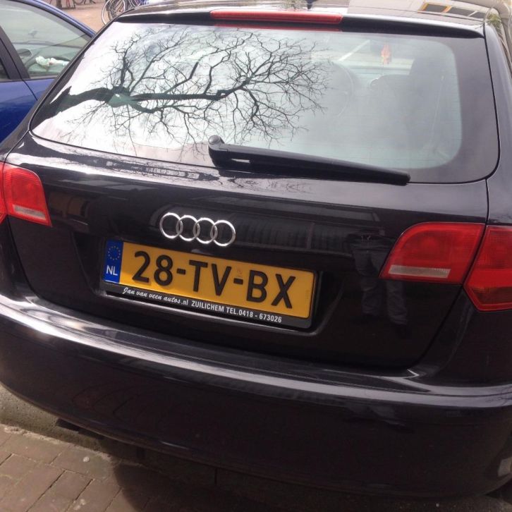 Audi A3 1.9 TDI 77KW Sportback 2007 Zwart