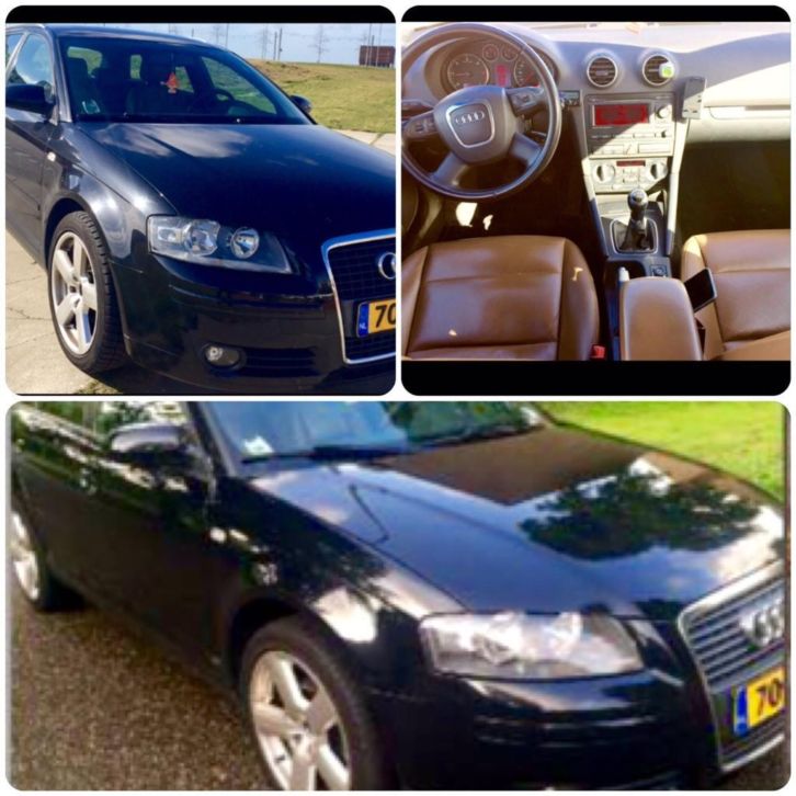 Audi A3 1.9 TDI met Beige leder bekleding pro Line