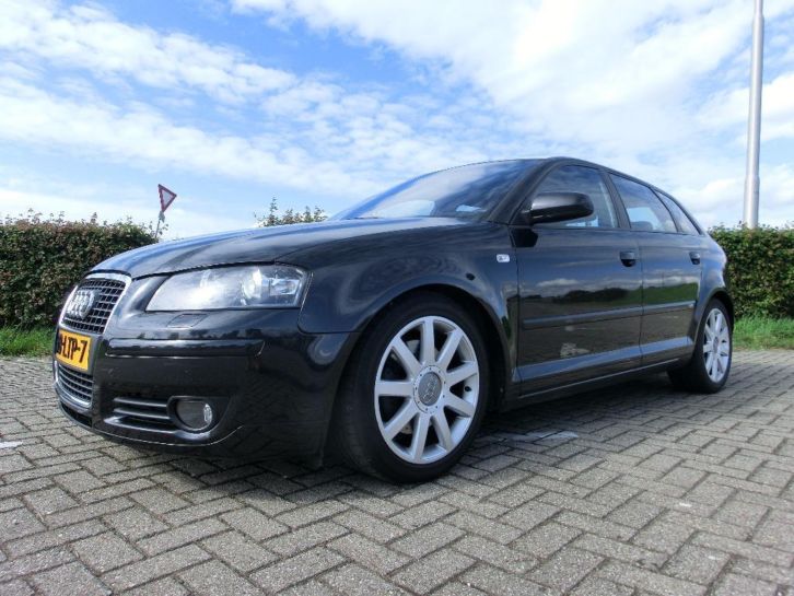 Audi A3 2.0 Sportback 147KW Tfsi DSG 2005 Zwart