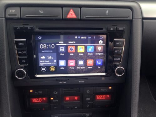 Audi a3 a4 navigatie dvd android 4.4 touchscreen wifi usb sd