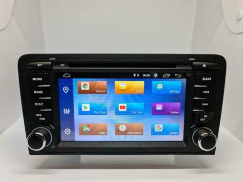 Audi A3  Android 10  Autoradio Navigatie Stijl NIEUW BT