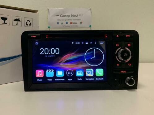 Audi A3 S3 RS3 radio 2003 tm 2011 Navigatie  Android 7.1