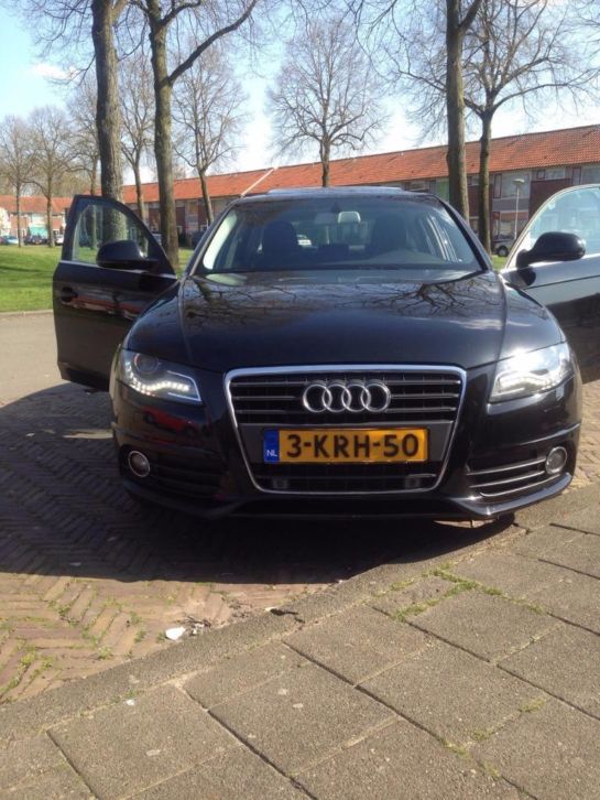 Audi A4 2.0 TDI 105KW Multitronic 2009 Zwart automaat xenon