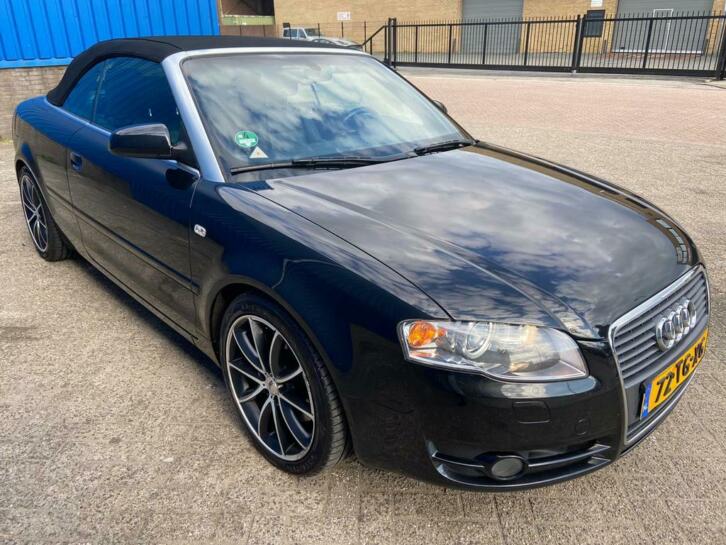 Audi A4 2.0 Tfsi 200 PK Cabrio AUT 2006 Zwart