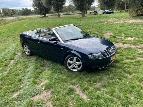 Audi A4 2.4 V6 125KW Cabrio 2004 Blauw Bose youngtimer