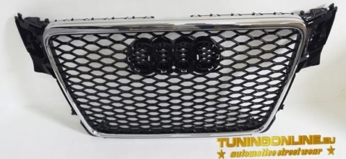 Audi A4 B8 RS4 look grill chrome rand 2008-2012