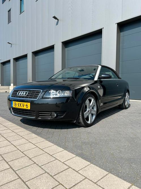 Audi A4 Cabriolet 2.4 V6 2002 Zwart (Nieuwe APK)