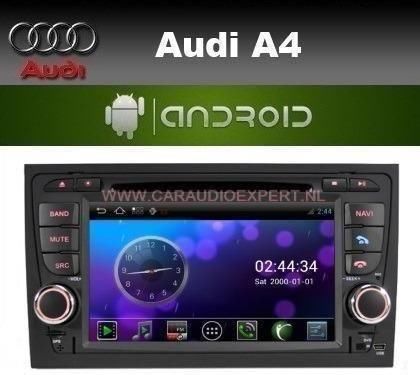Audi A4 radio navigatie bluetooth Android 4.0 DVD GPS Wifi