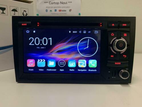 Audi A4 S4 RS4 radio 2000 tm 2012 Navigatie  Android 7.1