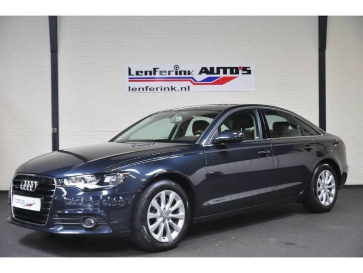 Audi A6 3.0 TDI 150KW Quattro S-TR7 2012 Blauw Navi plus