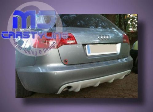 Audi A6 (C6) - Achterbumper spoiler (RS6 Look)