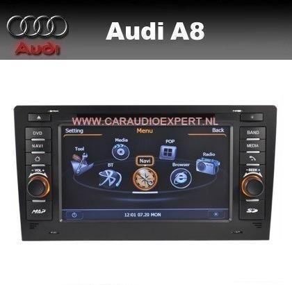 Audi A8 radio navigatie multimedia DVD iPod Bluetooth 3G Wif