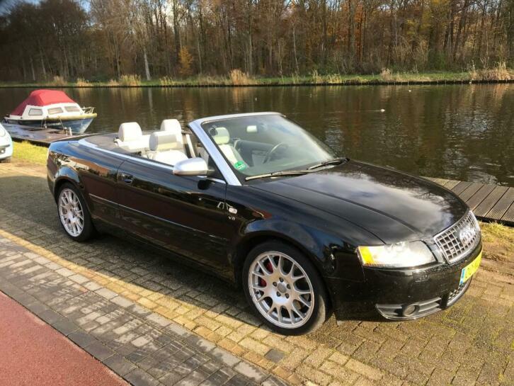 Audi Cabriolet S4 2006 Zwart Amerikaans model