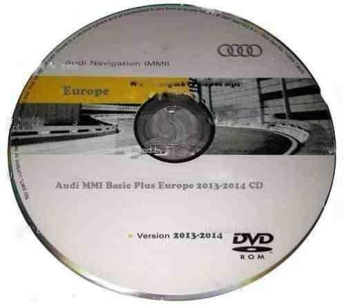 Audi Mmi Basic Plus (2014-2015) set met alle Europa landen