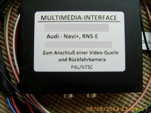 Audi naviplus RNS E, D multimedia adapter interface DVD CD
