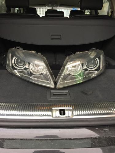 Audi q7 xenon koplampen , achterlichten en knipperlichten