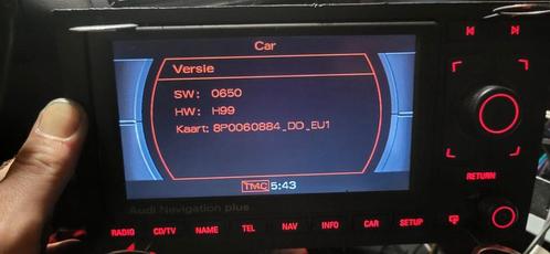 Audi RNS-E radio-navigatie met bluetooth en code