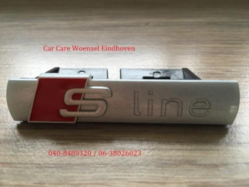 Audi S-Line gril embleem mat Chrome