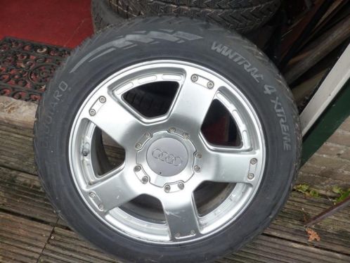 Audi velgen  winterbanden 17 inch 5,5 mm