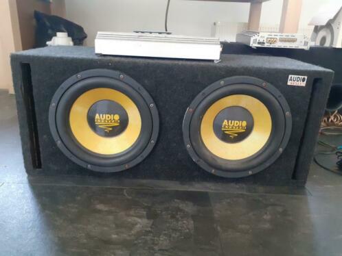 Audio System 212 inch 1200 watt RMS in originele kist