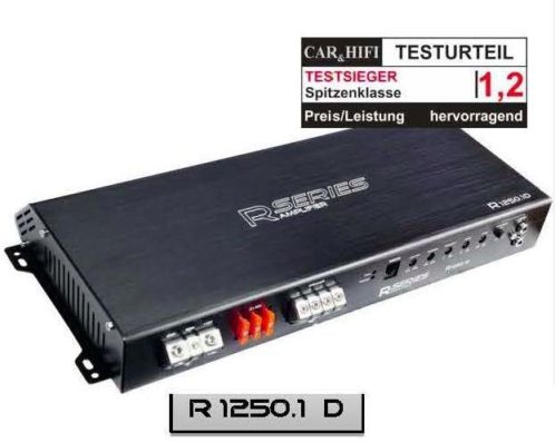 Audio System R1250.1D monoblok 1250 watt RMS op 1 ohm NEW