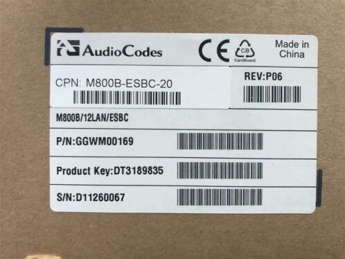 AudioCodes Mediant M800B-ESBC-20 PN GGWM00169 NIEUW