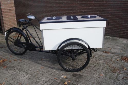 Authentieke nostalgische ijscobakfiets te koop