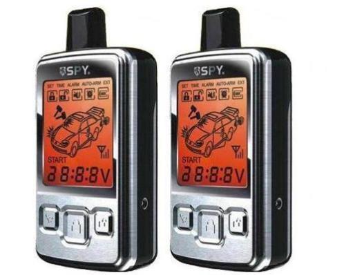 Auto Alarmsysteem FM700 2-weg LCD Pager met AutoladerV