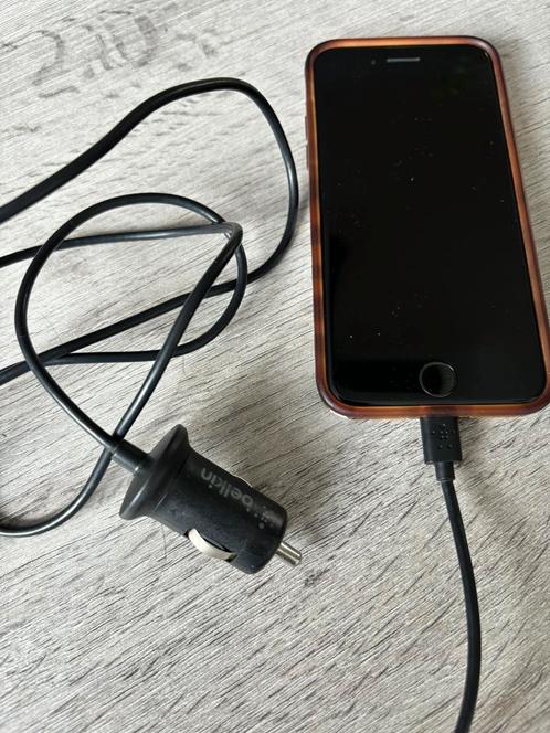 Auto oplader voor iPhone 2014 en ouder (Lightning-kabel)