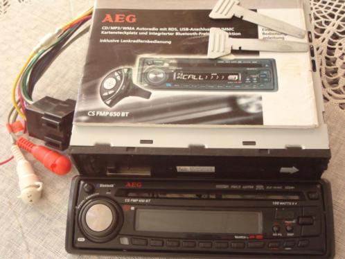 Auto radio aeg cdmp3wma bluetooth